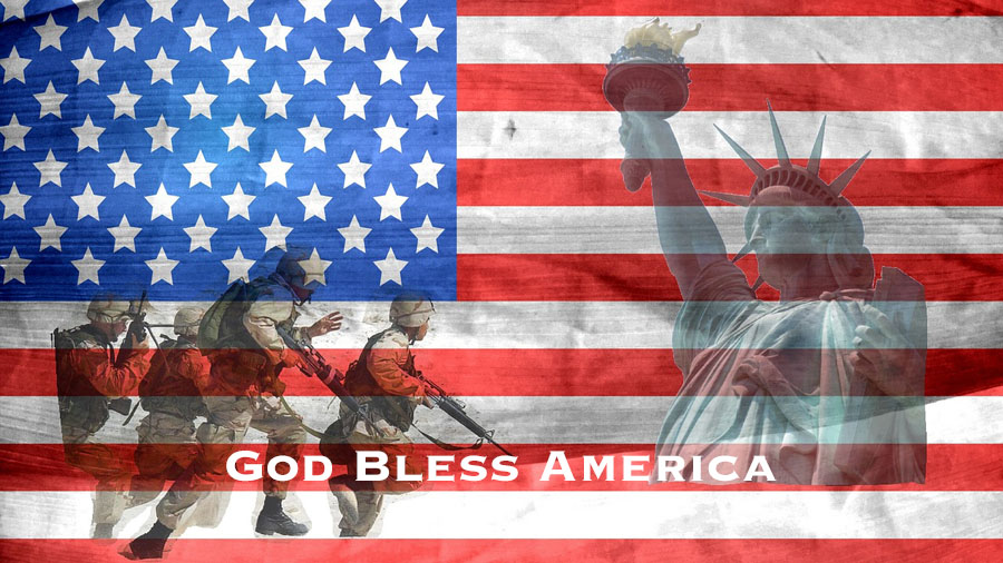 Flag - Military - Bless - Statue