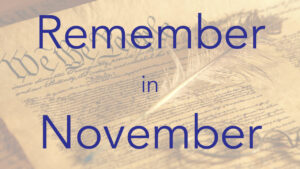 Remember November Constitution